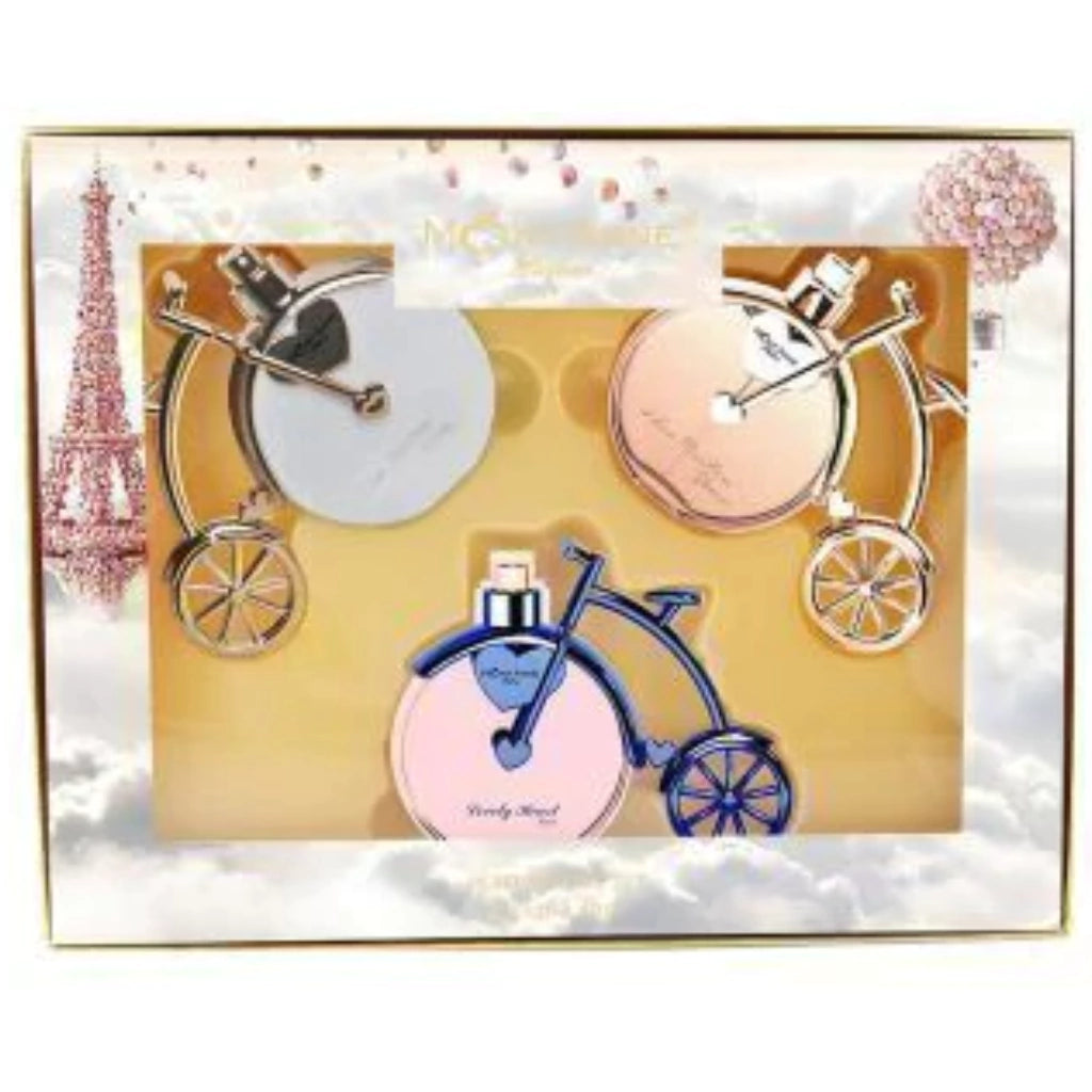 Mont'anne - Kit Gift Set - I Love Luxe - I Love Glamour - Lovely Heart (3x 25 ML)